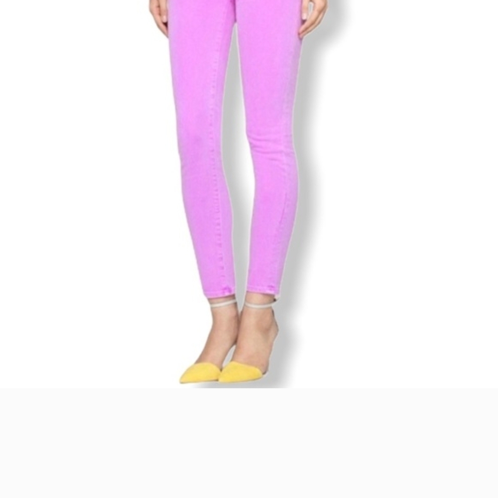 J. Crew Vibrant Pink Skinny Jeans
